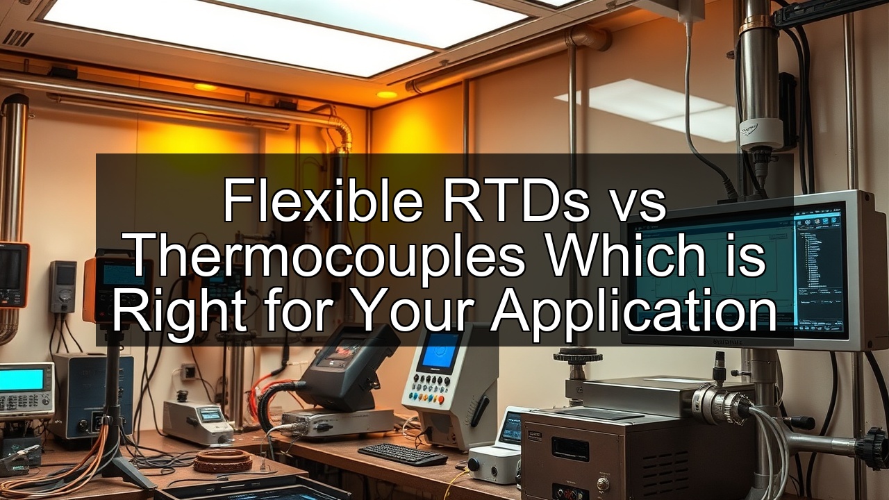 temperature sensors flexible design rtd platinum resistance thermometers